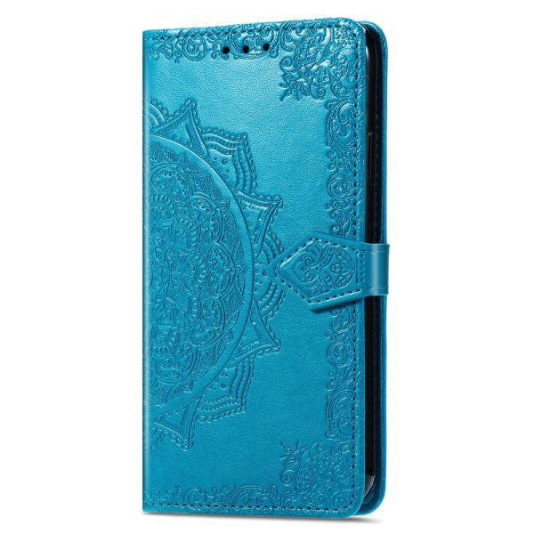 Mandala Motorola Edge 50 Ultra   Motorola Moto X50 Ultra leather case - Blue Supply