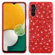 Glitter Samsung Galaxy A25 cover - Red For Sale