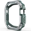 Apple Watch Series 4   5   6   SE   SE (2022) 44mm Watch Frame Case Bump Resistant+Flexible Protector - Green Online Hot Sale