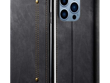 Jeans iPhone 16 Pro flip case - Black Discount