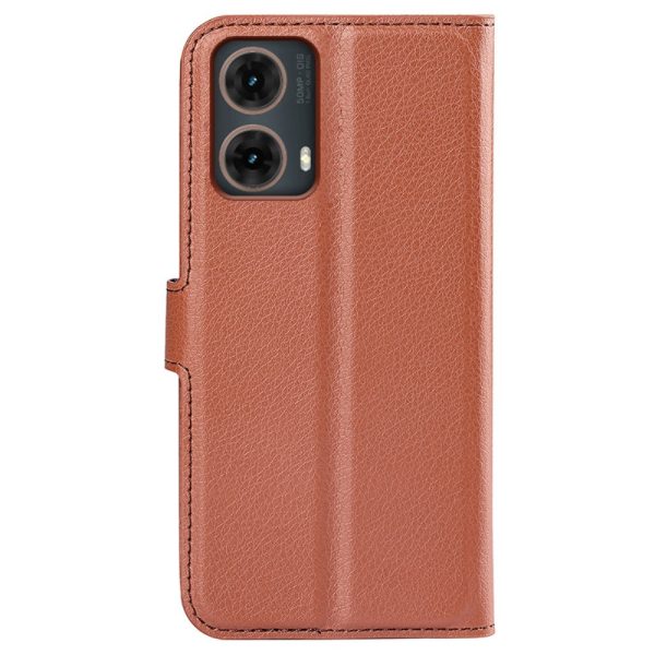 Classic Motorola Moto G85 flip case - Brown For Cheap