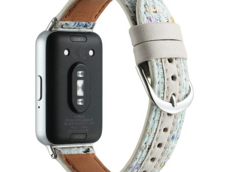 Samsung Galaxy Fit3 Replacement Strap Woolen Wristband - Light Green on Sale