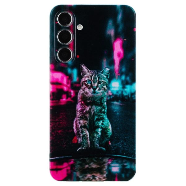 Deco Samsung Galaxy A14 phone cover - Light And Cat Hot on Sale