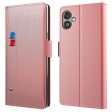 Samsung Galaxy A06 phone case with make-up mirror and slick design - Rose Gold Online