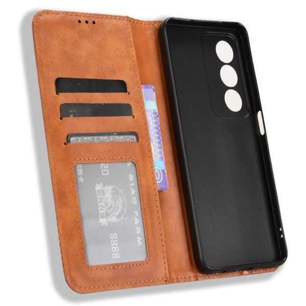 Bofink Vintage Oppo A3 Pro   Oppo K12x   Xiaomi Redmi A3x leather case - Brown Fashion