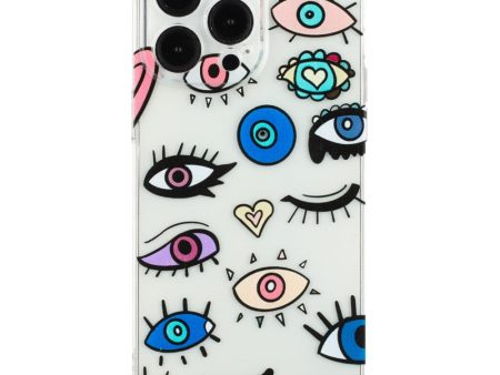 Deco iPhone 14 Pro Max phone cover - Monster Eyes Online now