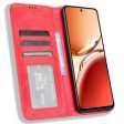 Bofink Vintage Oppo Reno12 F leather case - Red Hot on Sale