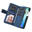 Textured Xiaomi Redmi 13   Xiaomi Redmi Note 13R leather case with strap - Blue Supply