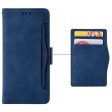 Modern-styled leather wallet case for OnePlus Ace 3 Pro - Blue Online Hot Sale