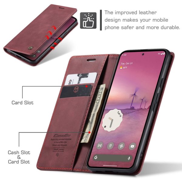 CaseMe Google Pixel 9 Pro XL vintage case - Red For Sale