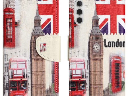 Butterfly Samsung Galaxy A16 Leather Case - London Big Ben Online Hot Sale