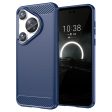 Carbon Flex Huawei Pura 70 Pro cover - Blue Online now