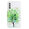 Butterfly Samsung Galaxy A16 Leather Case - Green Tree Supply