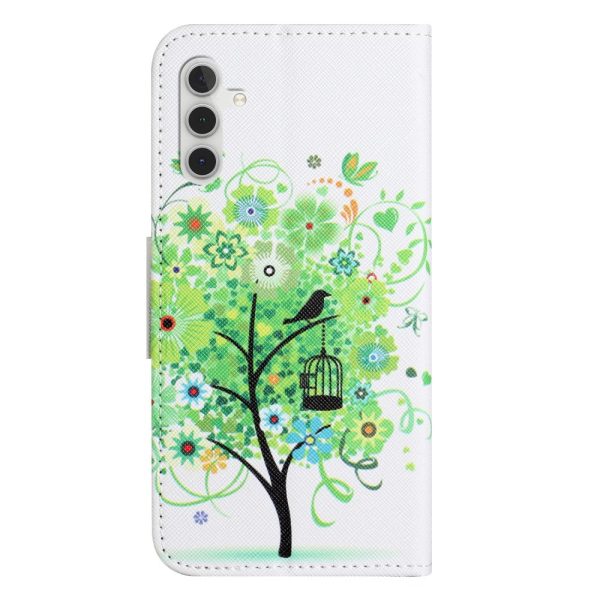 Butterfly Samsung Galaxy A16 Leather Case - Green Tree Supply