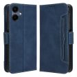 Modern-styled leather wallet case for Samsung Galaxy A06 - Blue Discount