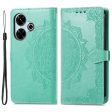 Mandala Xiaomi Redmi 13 leather case - Green Online Sale