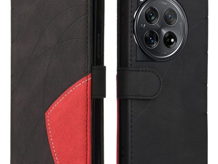 Textured OnePlus 12R leather case with strap - Black Fashion