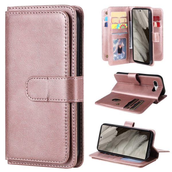 10-slot Google Pixel 7a wallet case - Rose Gold For Discount