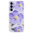 Deco Samsung Galaxy A35 phone cover - Purple Flower Supply