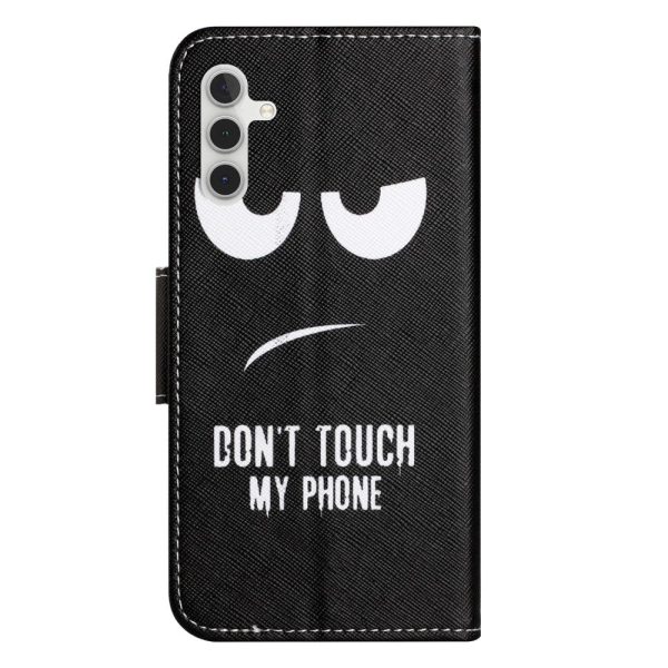 Butterfly Samsung Galaxy A16 Leather Case - Don T Touch My Phone Online now