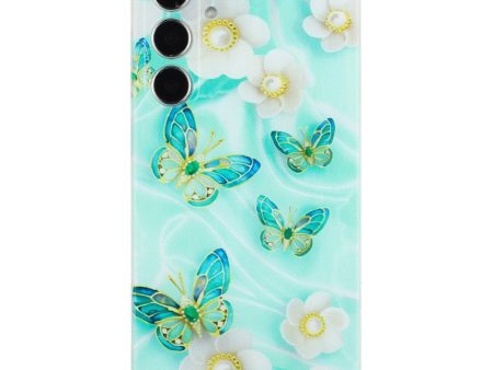 Deco Samsung Galaxy A24 4G phone cover - Butterfly And Flower Sale