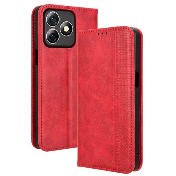 Bofink Vintage Ulefone Note 18 Ultra leather case - Red Hot on Sale