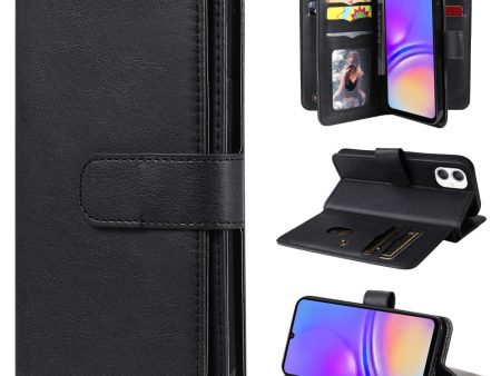 10-slot Samsung Galaxy A06 wallet case - Black on Sale