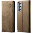 Jeans Samsung Galaxy S24 FE flip case - Khaki Hot on Sale