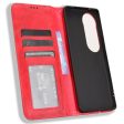 Bofink Vintage vivo S19 Pro leather case - Red Supply