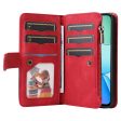 Textured Xiaomi Redmi 13   Xiaomi Redmi Note 13R leather case with strap - Red For Discount