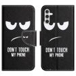 Butterfly Samsung Galaxy A16 Leather Case - Don T Touch My Phone Online now