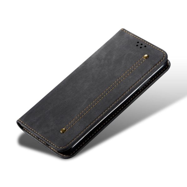 Jeans Samsung Galaxy M15 flip case - Black For Discount