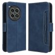 Modern-styled leather wallet case for OnePlus Ace 3 Pro - Blue Online Hot Sale