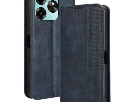 Bofink Vintage Umidigi G6 5G leather case - Blue Supply