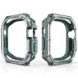 Apple Watch Series 4   5   6   SE   SE (2022) 44mm Watch Frame Case Bump Resistant+Flexible Protector - Green Online Hot Sale