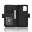 Modern-styled leather wallet case for Motorola Edge (2024) - Black Cheap