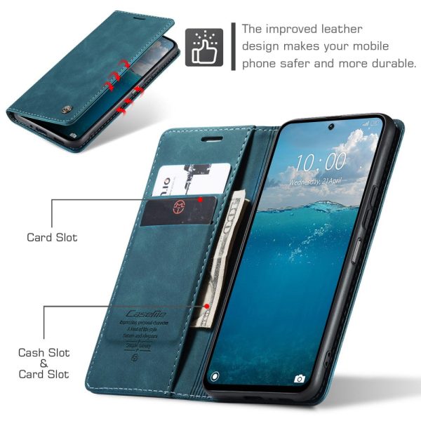 CaseMe Xiaomi Redmi 13   Xiaomi Redmi Note 13R vintage case - Blue Online now