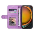 Textured Samsung Galaxy Xcover 7 leather case with strap - Light Purple Online Hot Sale