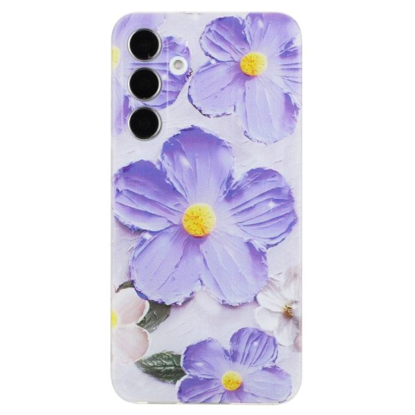 Deco Samsung Galaxy A24 4G phone cover - Purple Flower Fashion