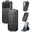 Vertical Xiaomi Redmi K70E   Xiaomi Poco X6 Pro flip phone case with zipper - Black Sale