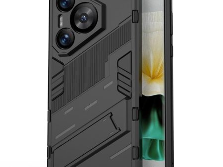 Shockproof Huawei Pura 70 hybrid cover with a modern touch - Black Hot on Sale