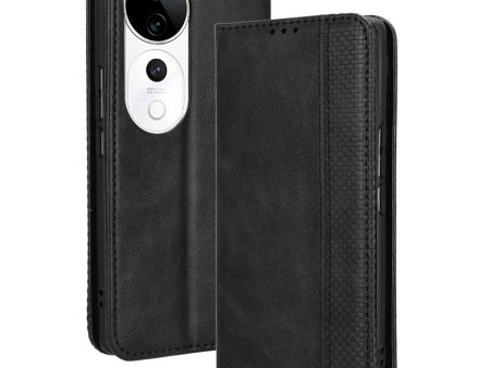 Bofink Vintage vivo S19 Pro leather case - Black For Cheap