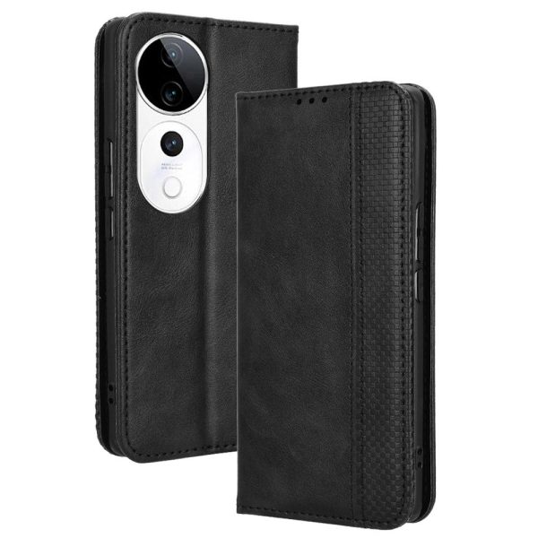 Bofink Vintage vivo S19 Pro leather case - Black For Cheap