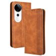 Bofink Vintage vivo S19 Pro leather case - Brown Online Sale