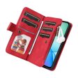 Textured Xiaomi Redmi 13   Xiaomi Redmi Note 13R leather case with strap - Red For Discount