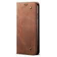 Jeans OnePlus Nord 4 flip case - Coffee Online now