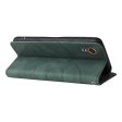 Textured Samsung Galaxy Xcover 7 leather case with strap - Green Fashion