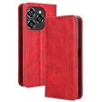 Bofink Vintage Oukitel C50 leather case - Red For Sale