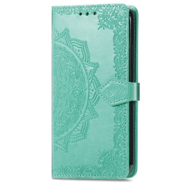 Mandala Xiaomi Redmi 13 leather case - Green Online Sale