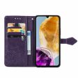 Mandala Samsung Galaxy M15 leather case - Purple Fashion